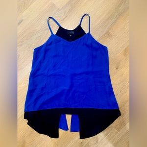 Spaghetti-Strap Layered Blouse